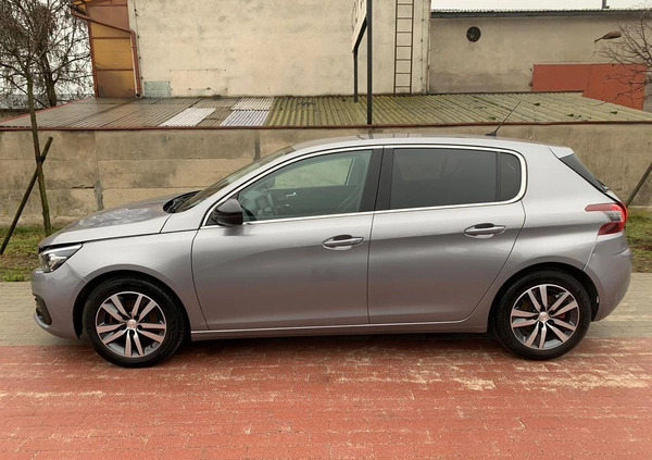 Peugeot 308 cena 29900 przebieg: 59057, rok produkcji 2018 z Kalety małe 277